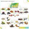 Simulation Animal Growth Cycle Storage Box Set Ornament Mosquito Spider Ladybug Frog Earthworm Snail Model