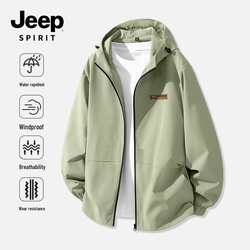 JEEP SPIRIT Men's Crisp 3-Proof Outdoor Work Jacket