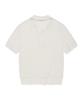 FALLETT Curly Collar Knit Ivory