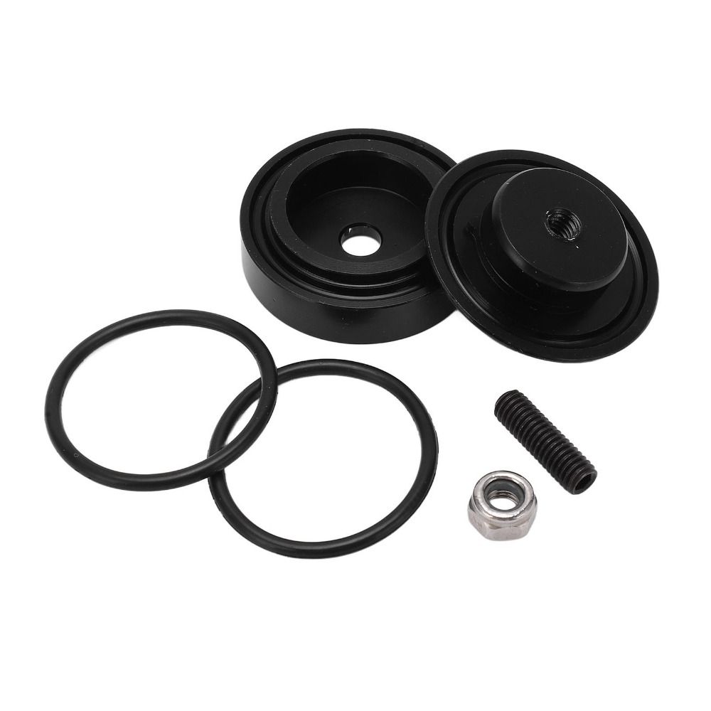 Black Color Rear Wiper Delete Kit Silver Aluminum Hole Plug Cap Hatchback Vehicles