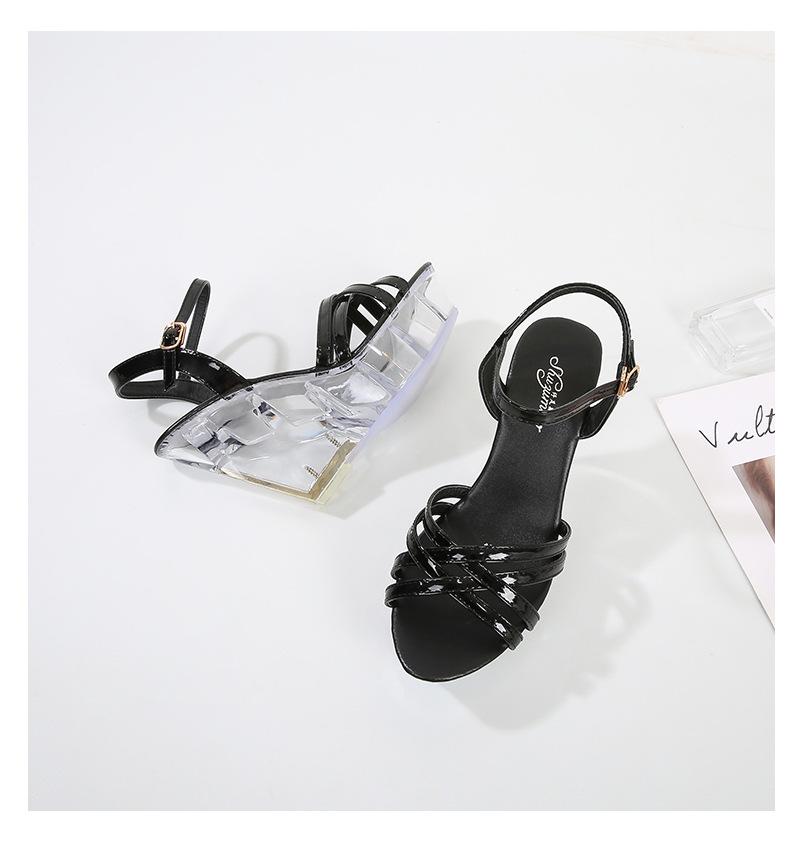 Sexy Slope Heel 10cm Nightclub High Heels Trendy Women's Shoes Catwalk Pole Dance Shoes Crystal Shoes LFD-1101-4