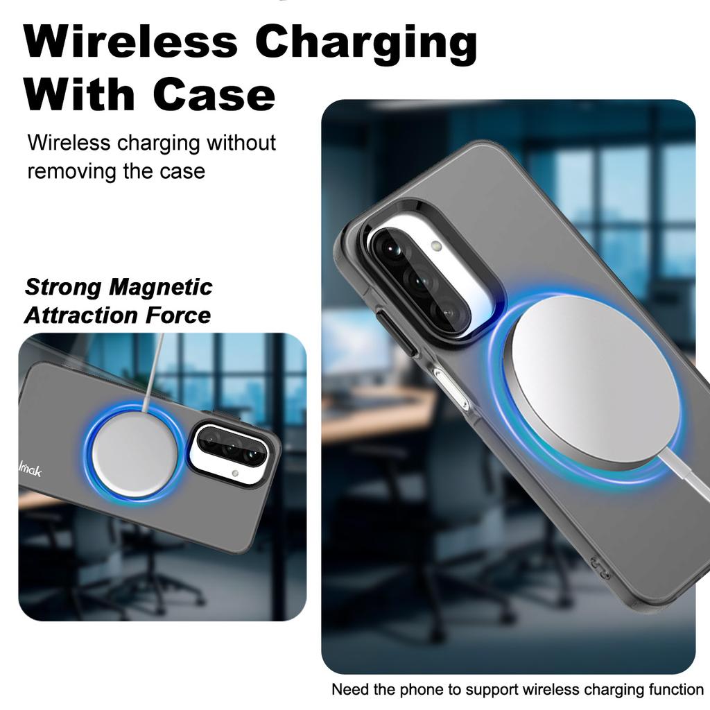 Pro Samsung Galaxy A17 5G Pouzdro na telefon IMAK Čokoládové magnetické pouzdro