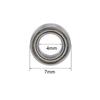 50Pcs Mini MR Series Ball Bearings MR52ZZ MR62ZZ MR63ZZ MR72ZZ MR73ZZ MR74ZZ Double Shielded High Precision Micro Bearings