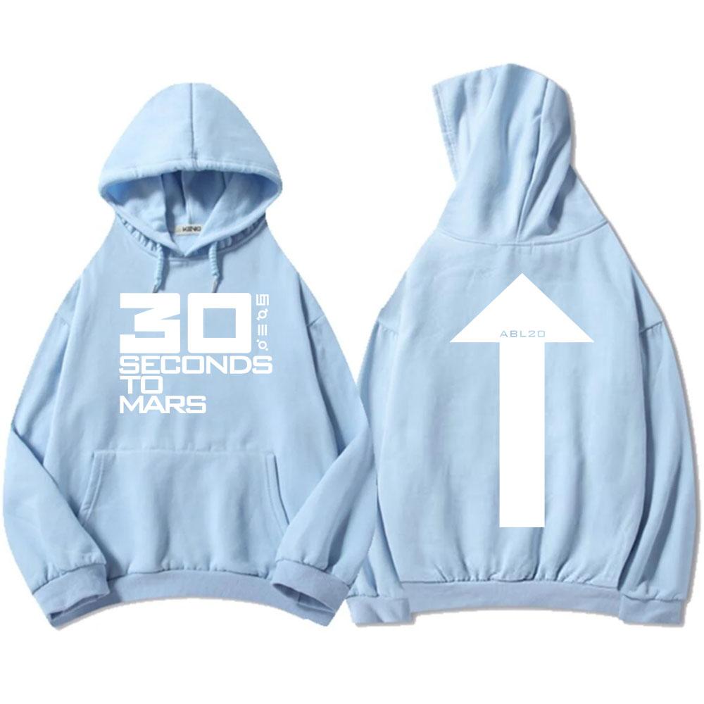 A BEAUTIFUL LIE 20TH ANNIVERSARY ROSE HOODIE THIRTY SECONDS TO MARS Band Graphic Sweatshirts Autumn Fleece Male Pullovers Unisex