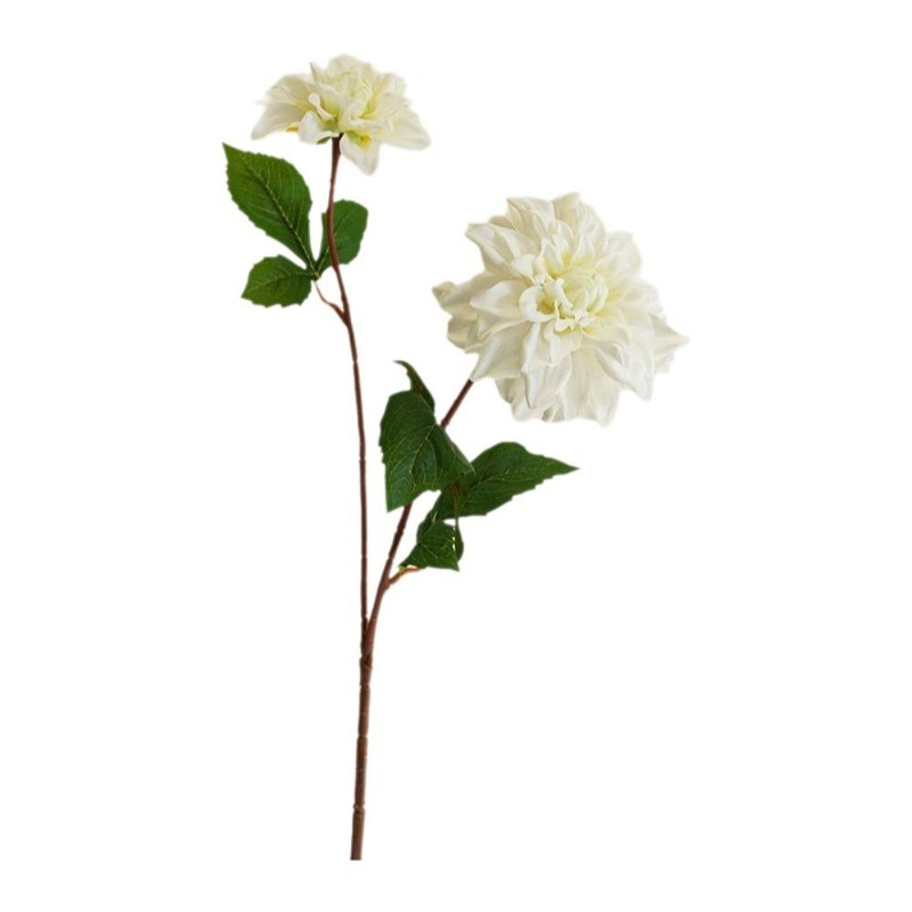 Colorful Artificial Dahlia Flower Handmade Floral Arrangement Material Silk Dahlia Branch Simulation Dahlia Home Decor