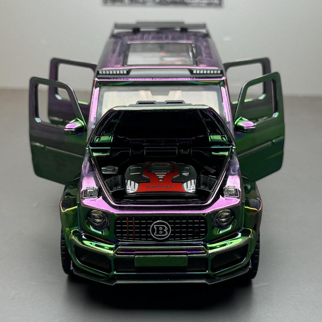 1/32 Scale Benz G800 Electroplated Version Alloy Car Diecast Metal Model Collect Hobby Model Ornaments Kids Toys Present for Children