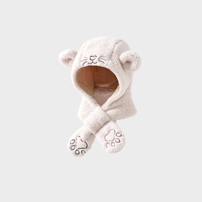 

TONGTAI Toddler Winter Windproof Lambswool Earflap Hat 50cm