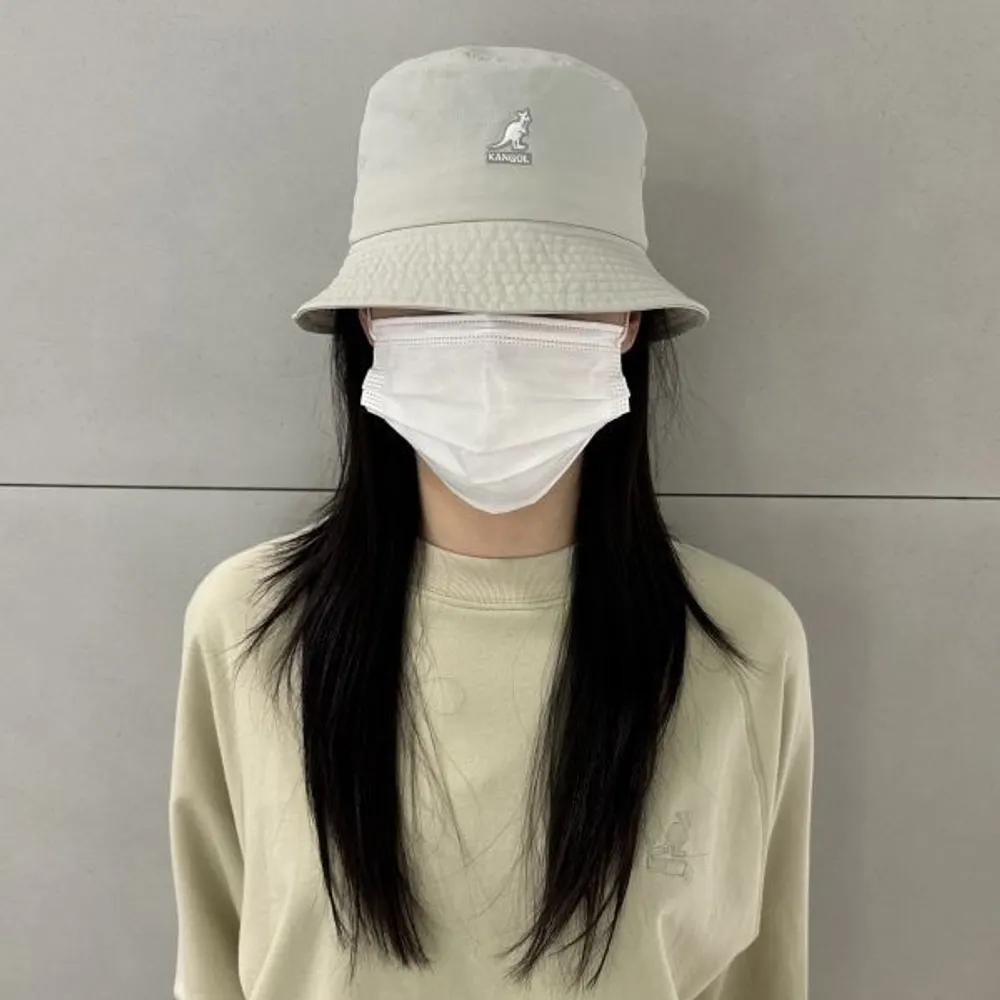 KANGOL Hat Kangol Nylon Ripstop Bucket 4508 Light Grey Bucket Hat THE