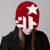 Subculture Knitted Jacquard Star Hat Punk Adult Outdoor Cycling Skiing Hat Lovely Cold Winter Keep Warm Hat for Friend