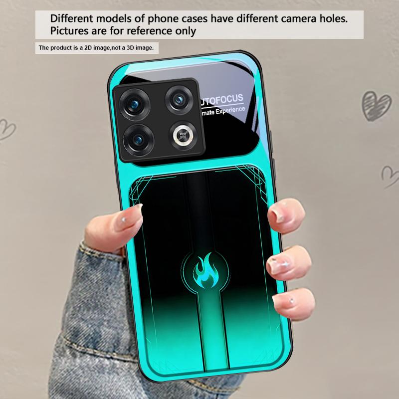 

Dazzling purple flames For OnePlus Ace 2 3 2V 5 Pro Nord CE 2T 2 3 Lite N20 N30 6 7T 8 8T 9 10 Pro 11R 12R 13R Glass Phone Case OnePlus Ace 5