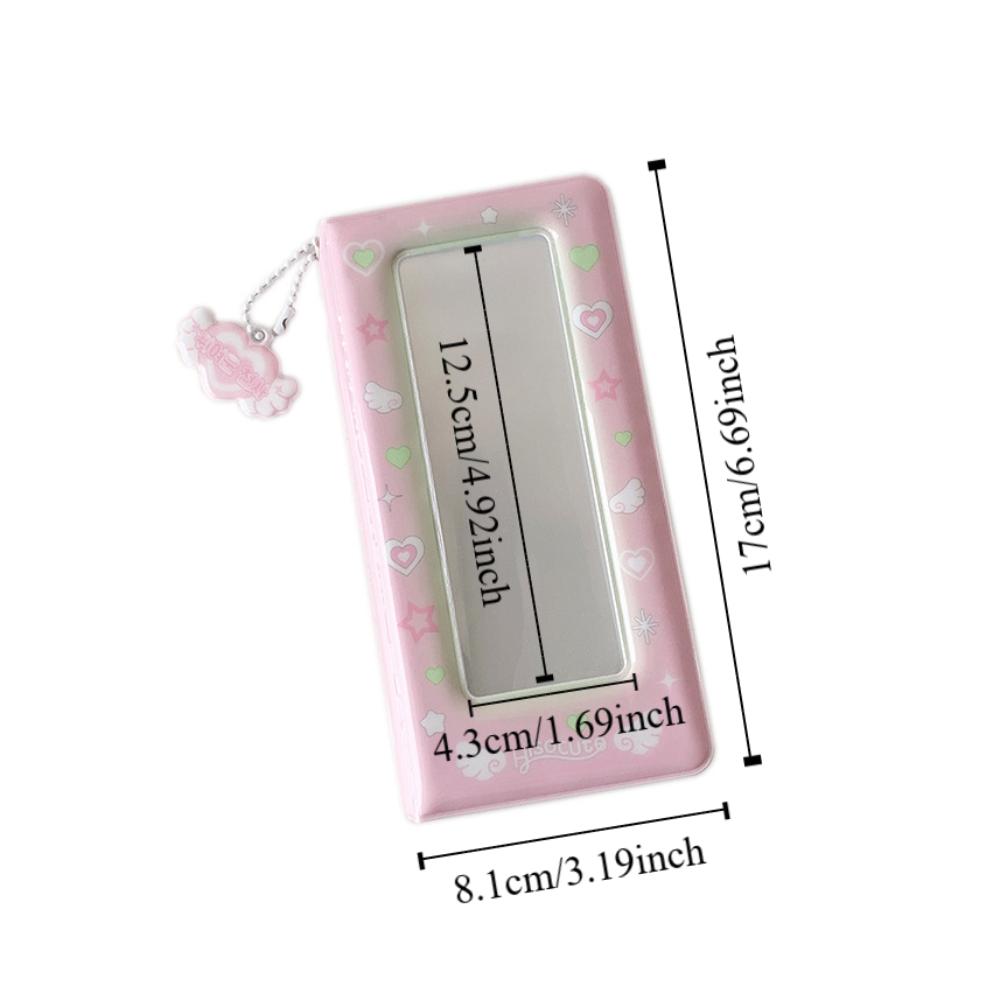 Love Heart ID Photo Photocard Frame PVC Card Cover Idol Card Display Protector  Student Friends