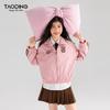 Tao Ding Mädchen Retro Colorblock Lässige Sportjacke