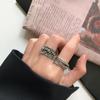Trendy Retro Ethnic Elephant Ring Set for Women - Japanese and Korean Style Birthday Gift