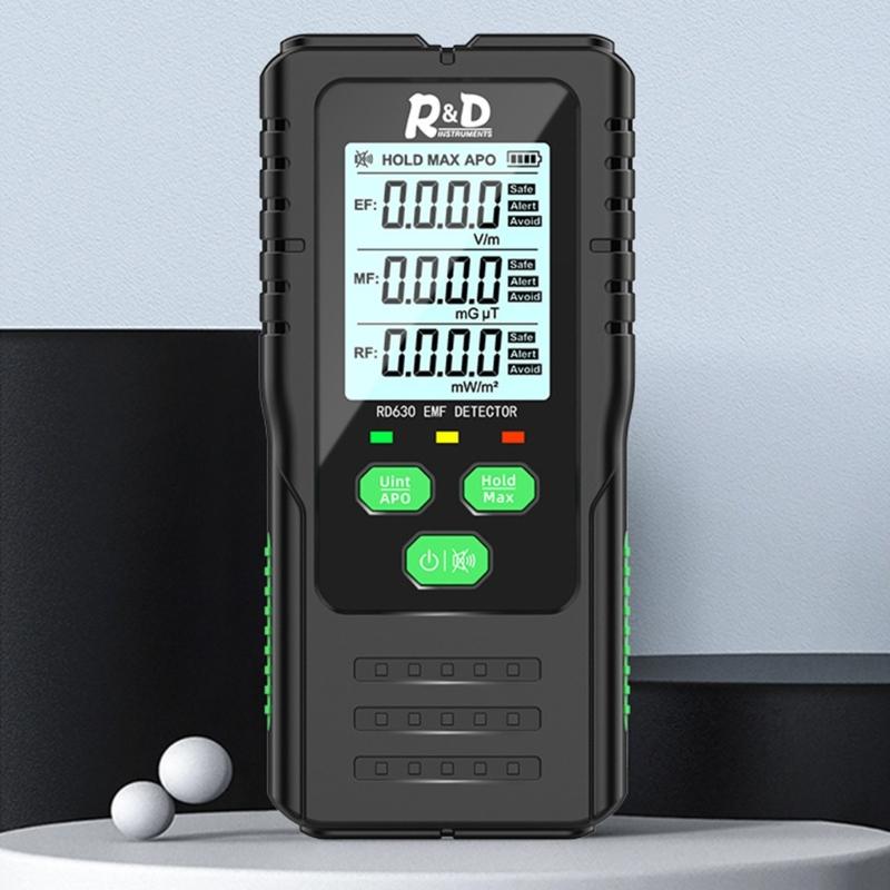 Radiation Meter,Digital Electromagnetic Field Radiation DetectorElectromagnetic Paranormal Device Tester