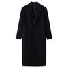 European and American Style, French Style, Women's Clothing, Versatile Five-color Double-breasted Extended Coat, Woolen Coat