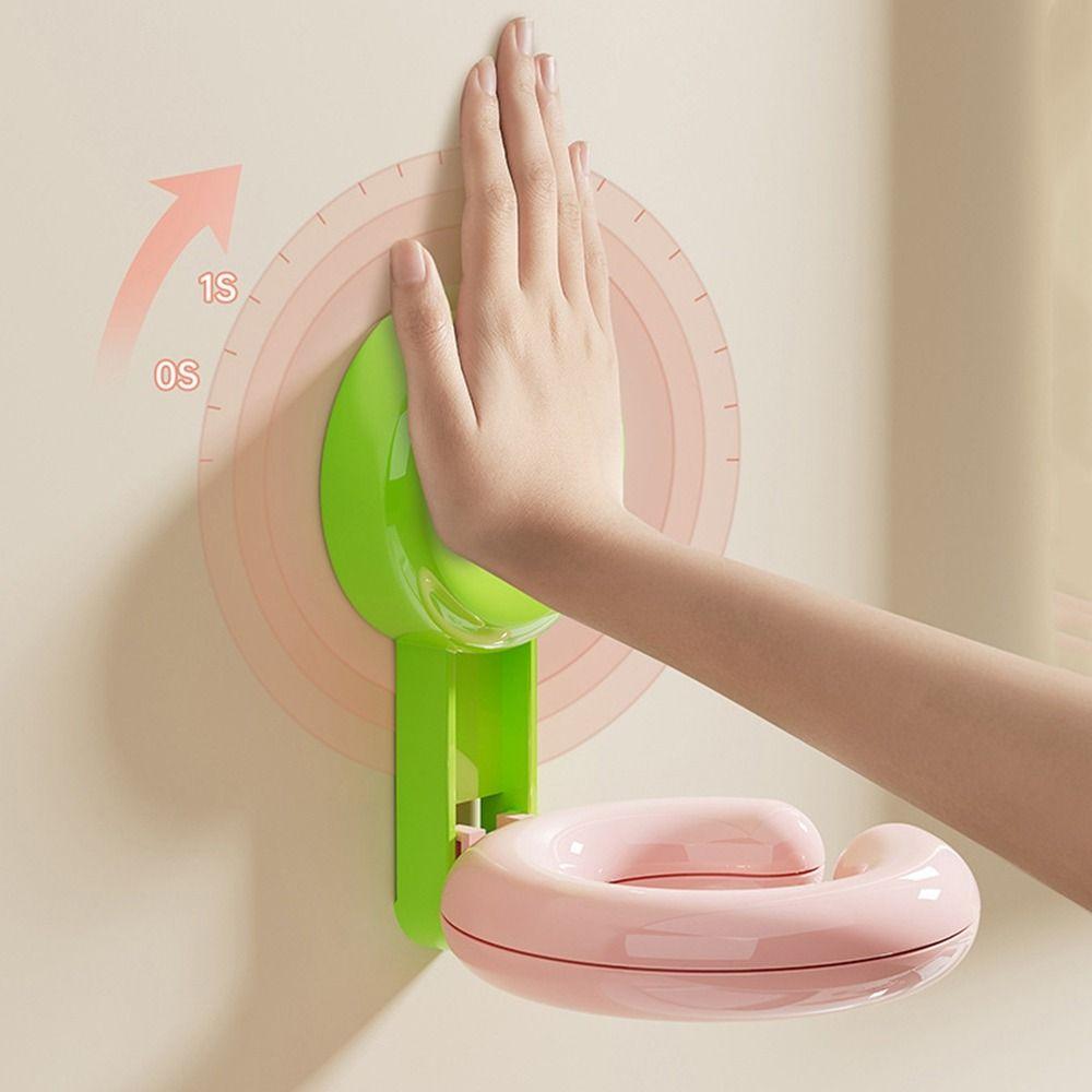 Wall Mounted Hair Dryer Racks Plastic Blow Dryer Holder Hair Dryer Storage Shelf  for Home