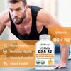 Didacat Vitamin D3 & K2 10000 IU, USDA Organic 120 Capsules Bone & Immune Health Supplement