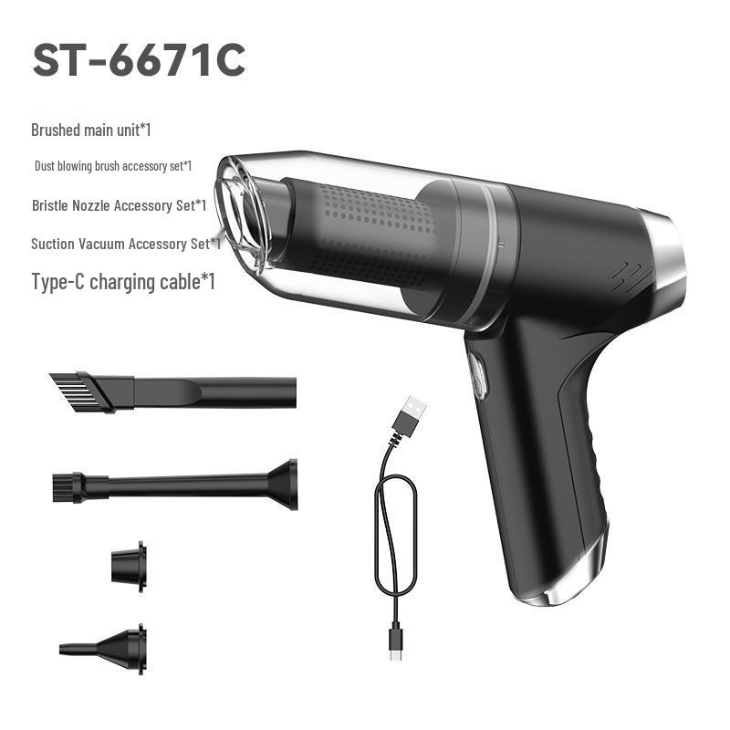 

Compact Dual-Use Wireless Car Vacuum & Blower with Powerful Suction and Inflation