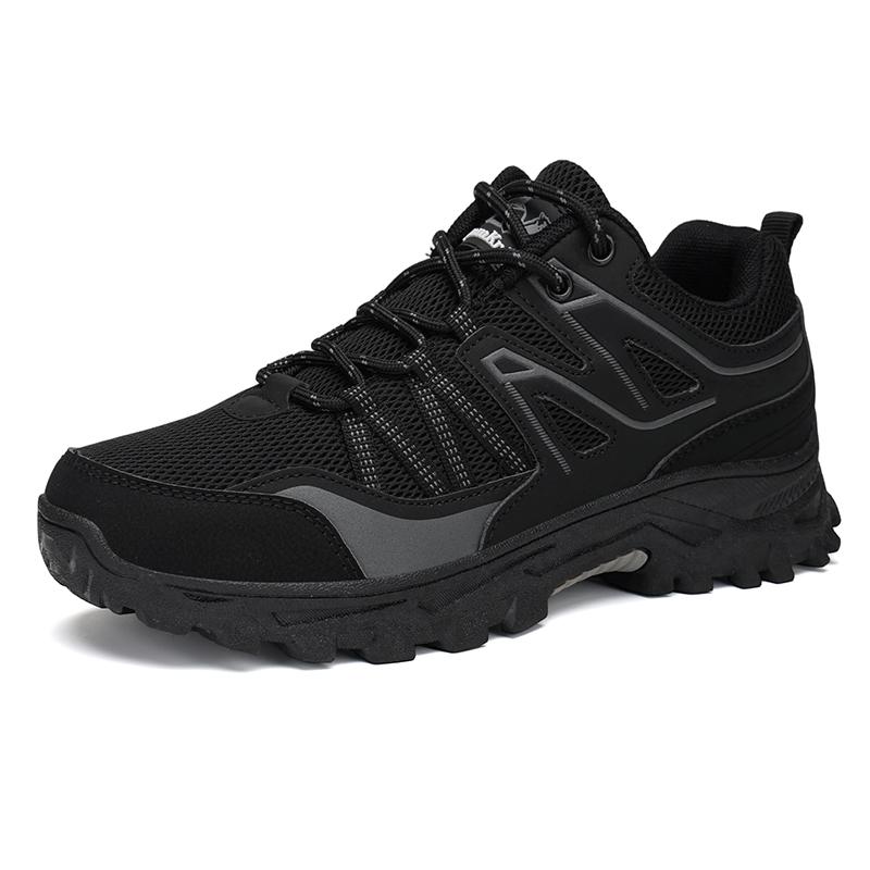 New Large Outdoor Mountaineering Shoes Men Spring and Autumn Mesh Breathable Sneaker Outdoor Travel Hiking Non Slip Shoes