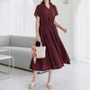 Dedra Women Uve Summer Shirring Dress The Black Ope3025
