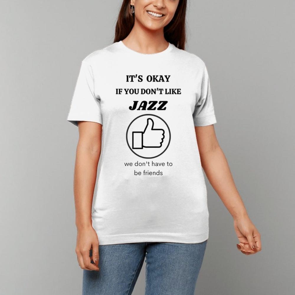 

Vintage Gifts for Jazz Lovers Graphic T Shirts Woman Man Summer Fashion Casual Cotton Streetwear Ropa Hombre Camisetas S
