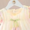Summer Infant Girls Thin Dress Princess Style Childrens Clothing Baby Girl Flying Sleeve Summer Chiffon Dress