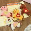 Hanging Decor Horse Plush  Keychain Cute Design Pony Plush Pendant  Backpack Decoration