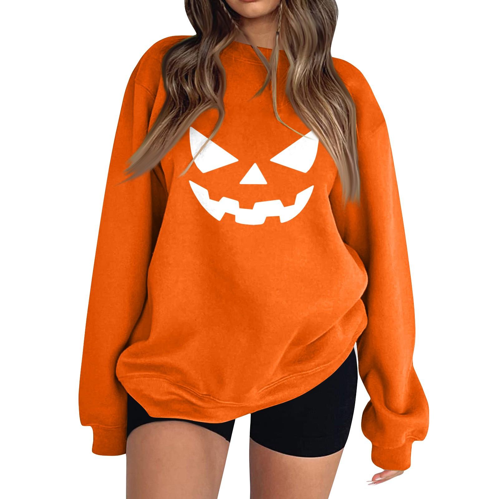 

Женская модная толстовка с длинным рукавом и круглым вырезом с принтом XL шафрановый