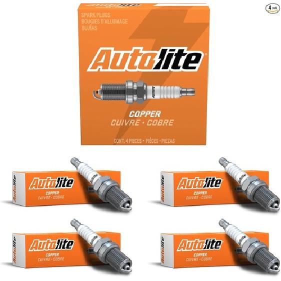Copper Non-Resistor Automotive Replacement Spark Plugs (4 Pack)