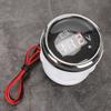 2in Battery Voltage Gauge LED Digital Display IP67 Waterproof Smart Alarm   for Boat Auto
