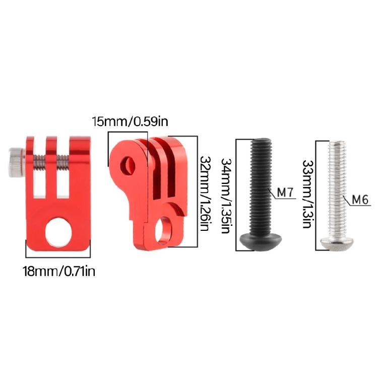 Commuters Bicycles Lamp Mount Aluminum Alloys Bicycles Camera Holder for Enhancing Cycling Experiences