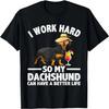 Cool Dachshund Art For Men Women Wiener Dog Dachshund Lovers T-Shirt