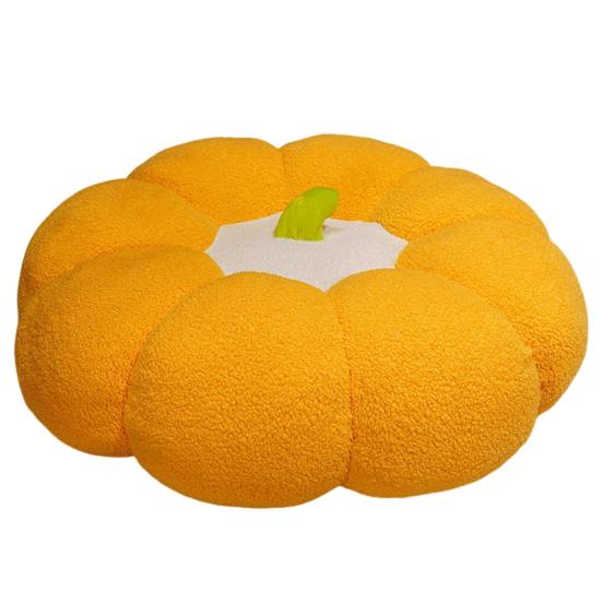 Pumpkin Seat Cushion Decorative Round Pillow Multifunctional Floor Mat Dog