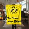 1 Peça Cobertor de Flanela com Estampa BVB, Alta Qualidade Todas as Estações, Decoração de Casa, Calor e Conforto, Perfeito para Presentes de Natal