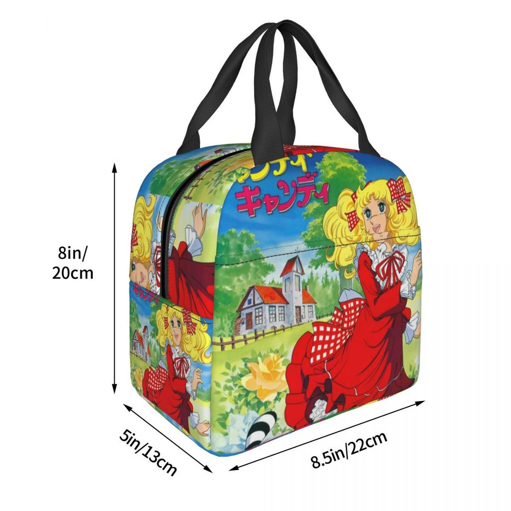 Custom Candy Candy Lunch Bag Men Women Cooler Thermal Insulated Lunch Box for Adult Office