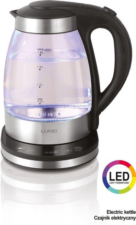 Electric Glass Kettle 1.8L. Temperature Regulation - W-68174