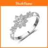 Women's Sweet Fashion Gold-plated Elegant Crystal Rhinestone Wedding Ring Sparkling With Timeless Class And Grace