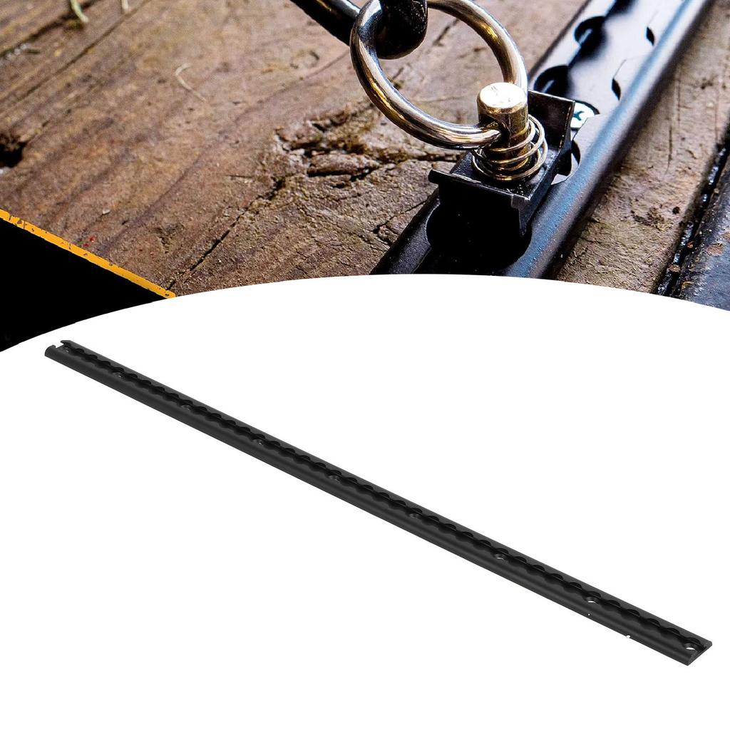 L Track Rail with Drilled Hole 3.3ft Sturdy Structure Robust Aluminum Airline Rail for Truck Beds Trailers