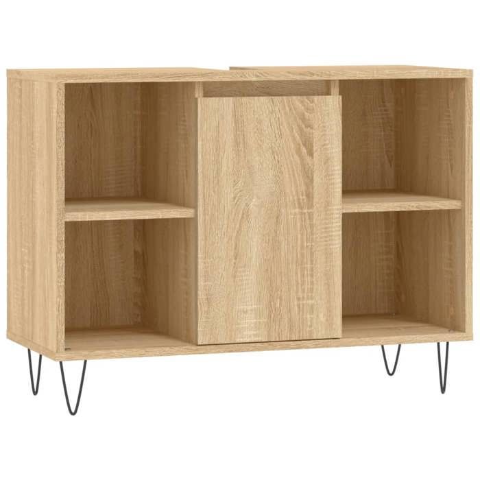 VidaXL Armoire salle de bain chêne sonoma 80x33x60cm bois d'ingénierie 831631