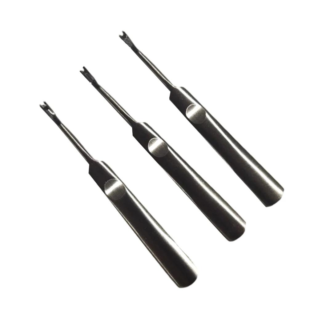 

3 Штуки/Набір Шкіряні Ручні Канавкорізи U V Форми Інструмент для Прорізування Канавок Шкіряне Ремесло DIY Ручний Інструмент Аксесуари для Рукоділля