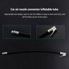 Black Tire Inflator Hose Tyre Hose Portable Air Compressor Pipe Rubber Air Rubber Hose For Car Motorbike