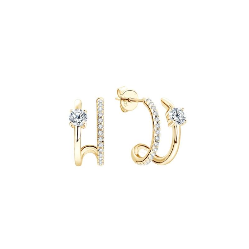 925 Silver Hollowed-out Carving Pearl Earrings Fit Women's Festivals Exquisite Charm Jewelry Trinkets Gifts