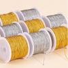 3/6/9/12/15 Strands Gold Silver Macrame Cord Rope String For Sewing DIY Macrame Rope String For Sewing And Crafts Thread Twine