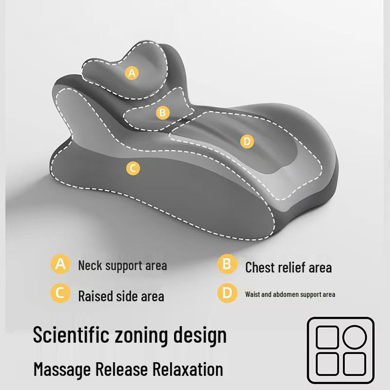 Multifunktionale Bauchschlaf-Kissen für Seiten- und Bauchschläfer - Ideal zum Spielen, Lesen und für Komfort am Bett