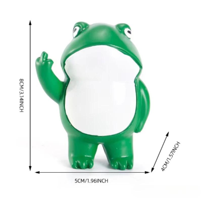 3Pcs Set Resin Handicrafts for Small Frogs, Outdoor Courtyard Pranks, Funny Frogs, Home Decor Ornaments