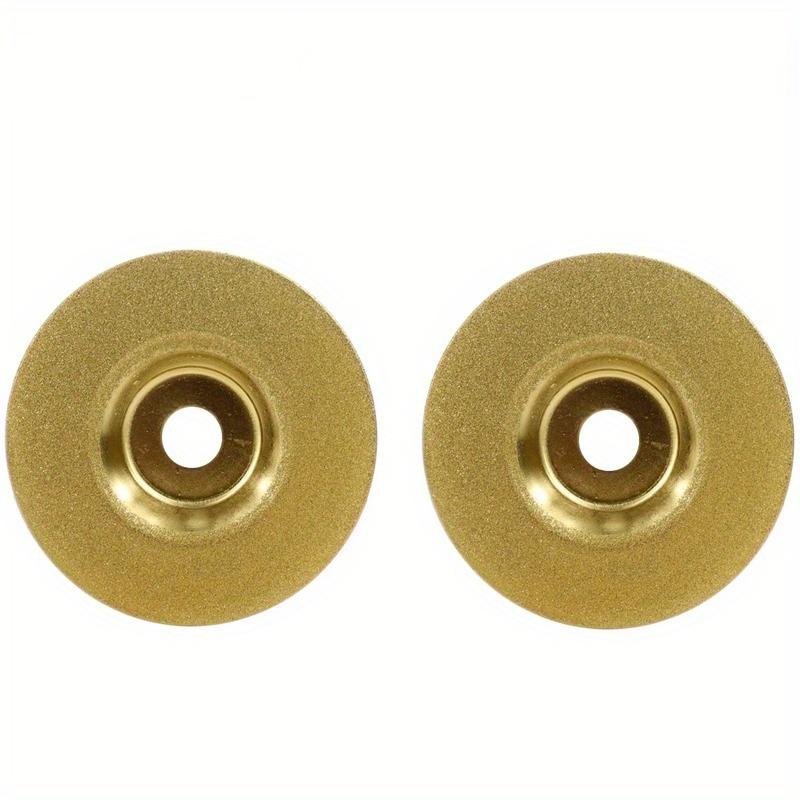 

2pcs Titanium Coated Diamond Saw Blade 4 (100mm) Grinding Wheel for Angle Grinder Circular Saw Disc 2pcs