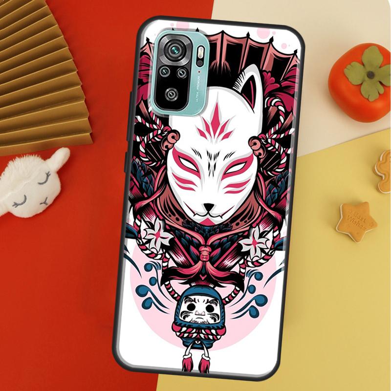 Kitsune Fox Art For Xiaomi Redmi Note 10 Pro Case Cover For Redmi Note 11 Pro 10A 10C 9 8T 9S 10S 9T 9A 9C Case