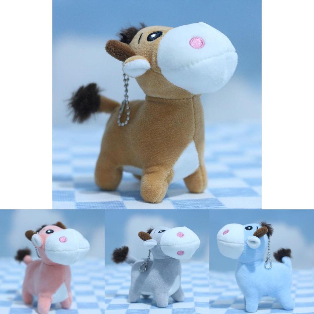 Donkey Plush Sweet Keyring Charming Cartoon Soft Toy For Bags And Fun Accessories