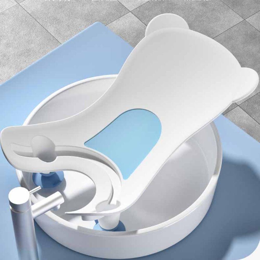 Bear Shape Baby Ass Washing Basin Shower Cradle Baby Care Supplies Cute Bear Baby Bath Tub PP Lie Down Bath Accessories Baby