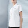 Skechers Solid Quick-Dry Breathable Knitted Polo Shirt Women Tops Bright-White P223W063-0019